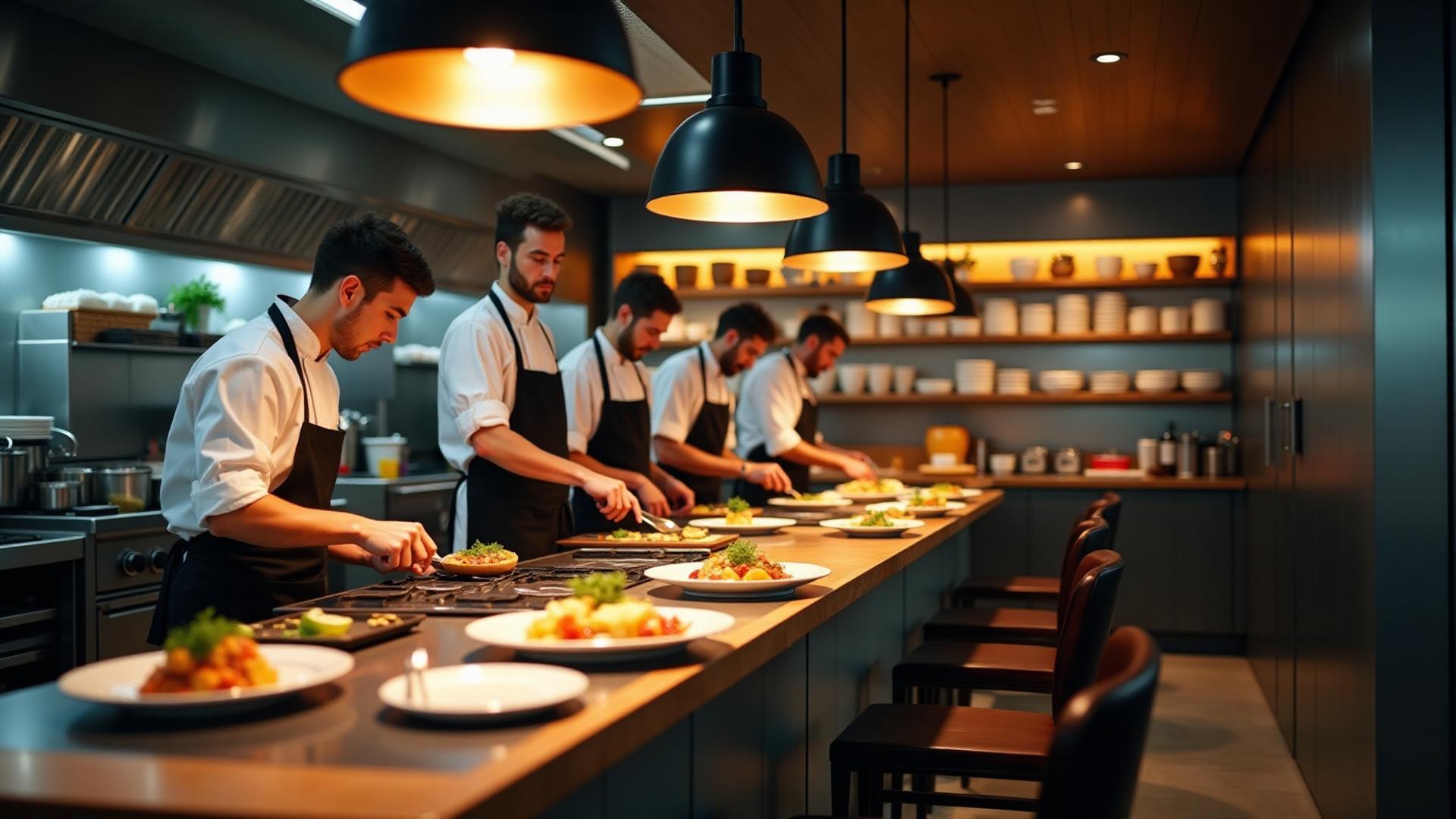 Restaurant kitchen